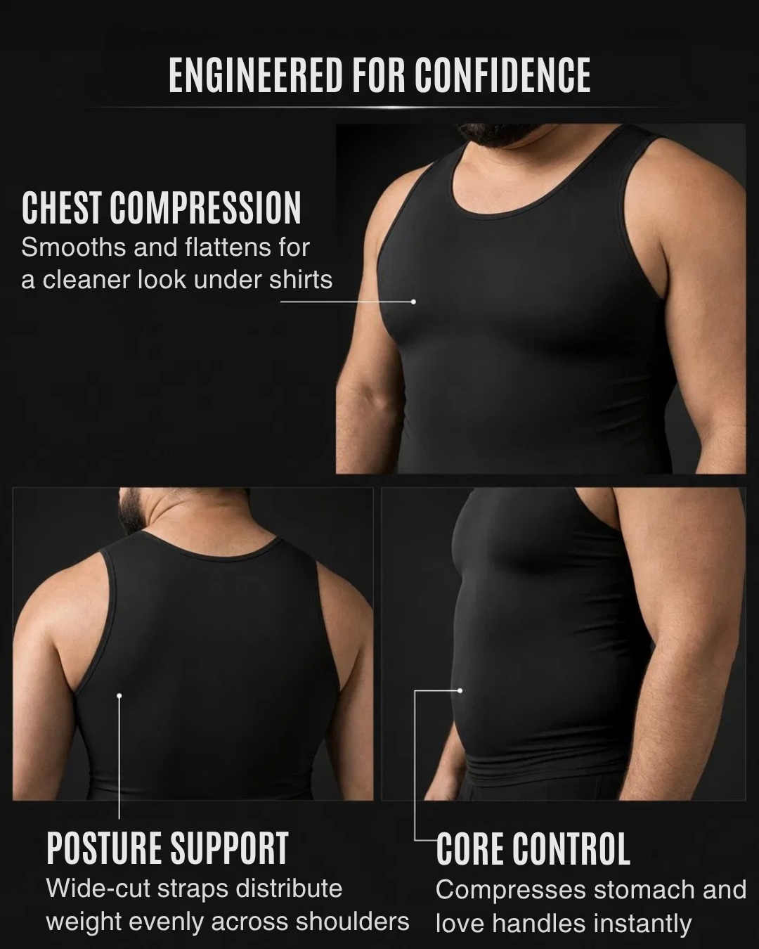 TRUFORM Compression Baselayer Tank 2.0, men's compression base layer — product photo 5 of 5